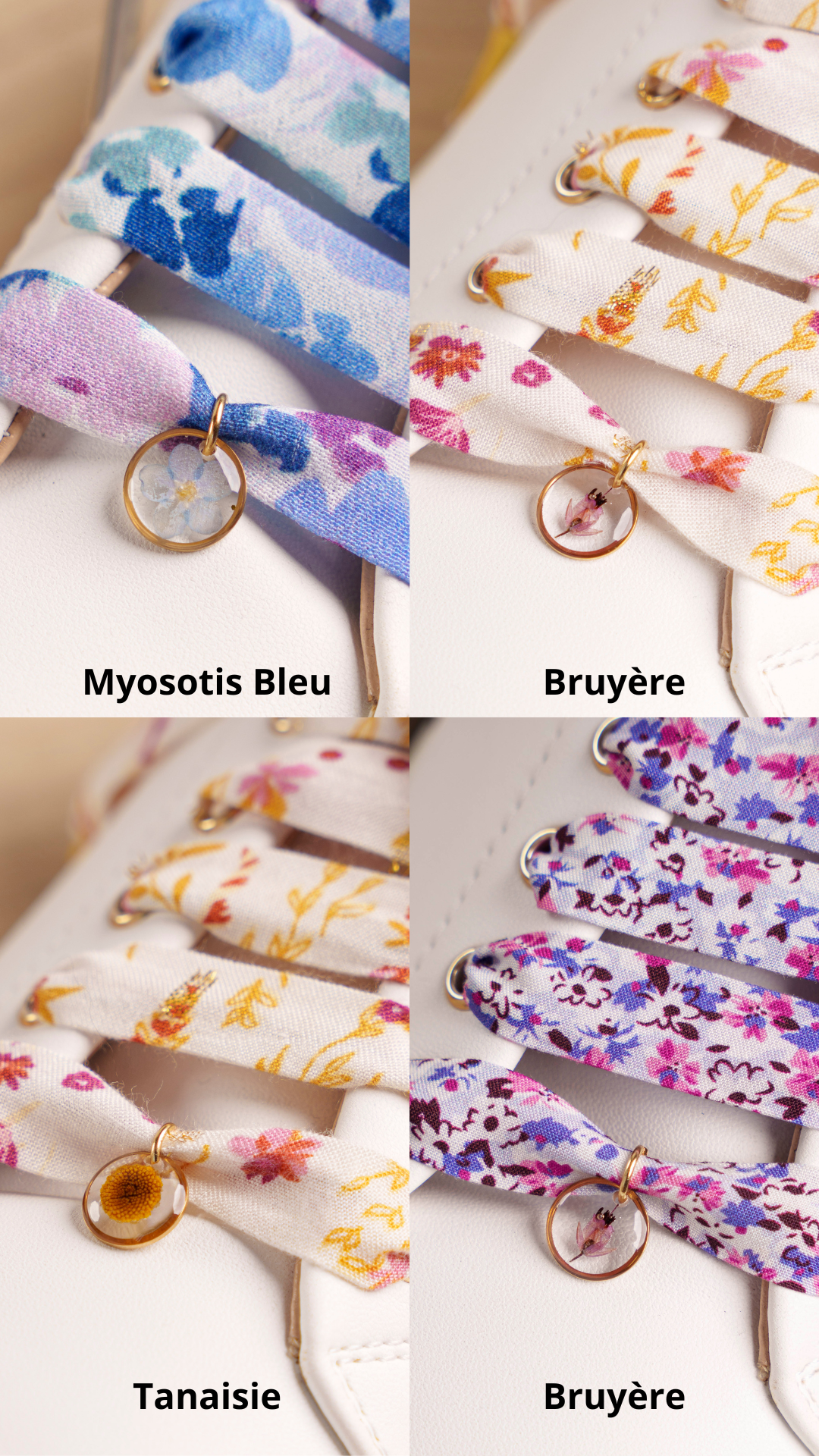 Bijoux de lacets + Paire de lacets - PACK