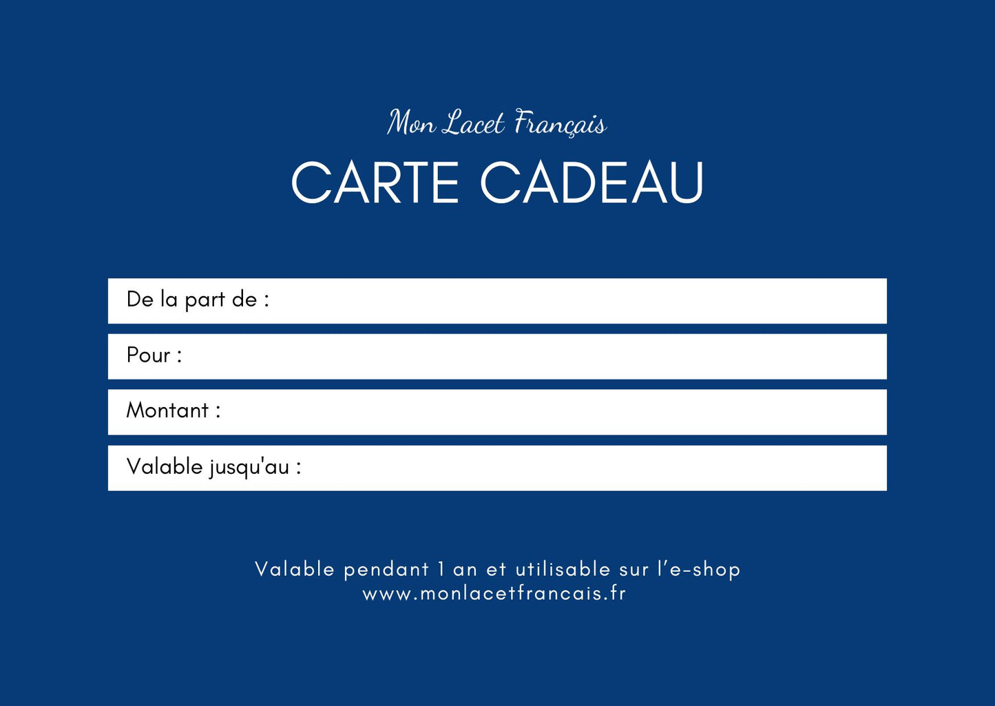 Carte Cadeau