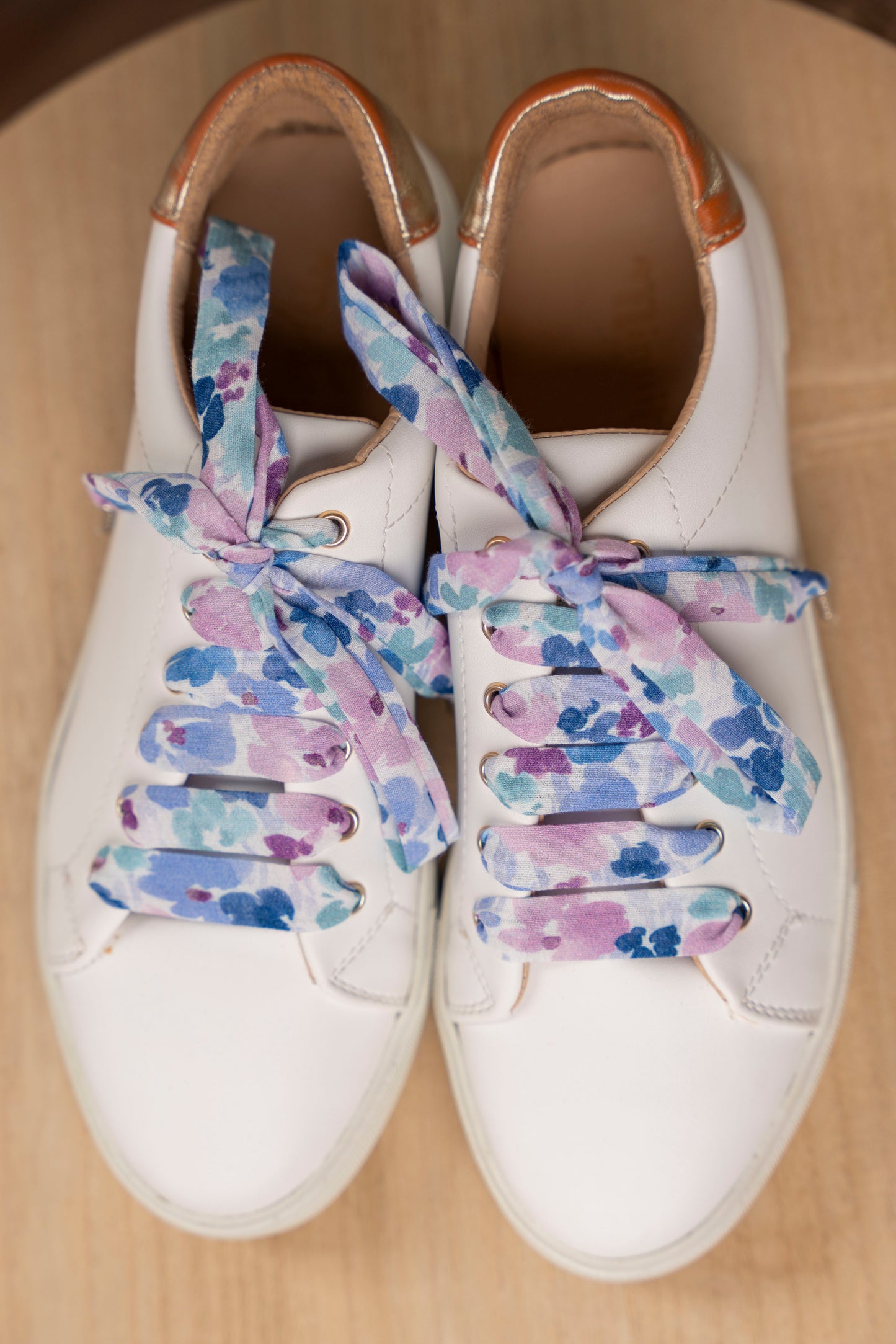 Lacets fleuris pastel - Lacets originaux chaussures | Mon Lacet Français