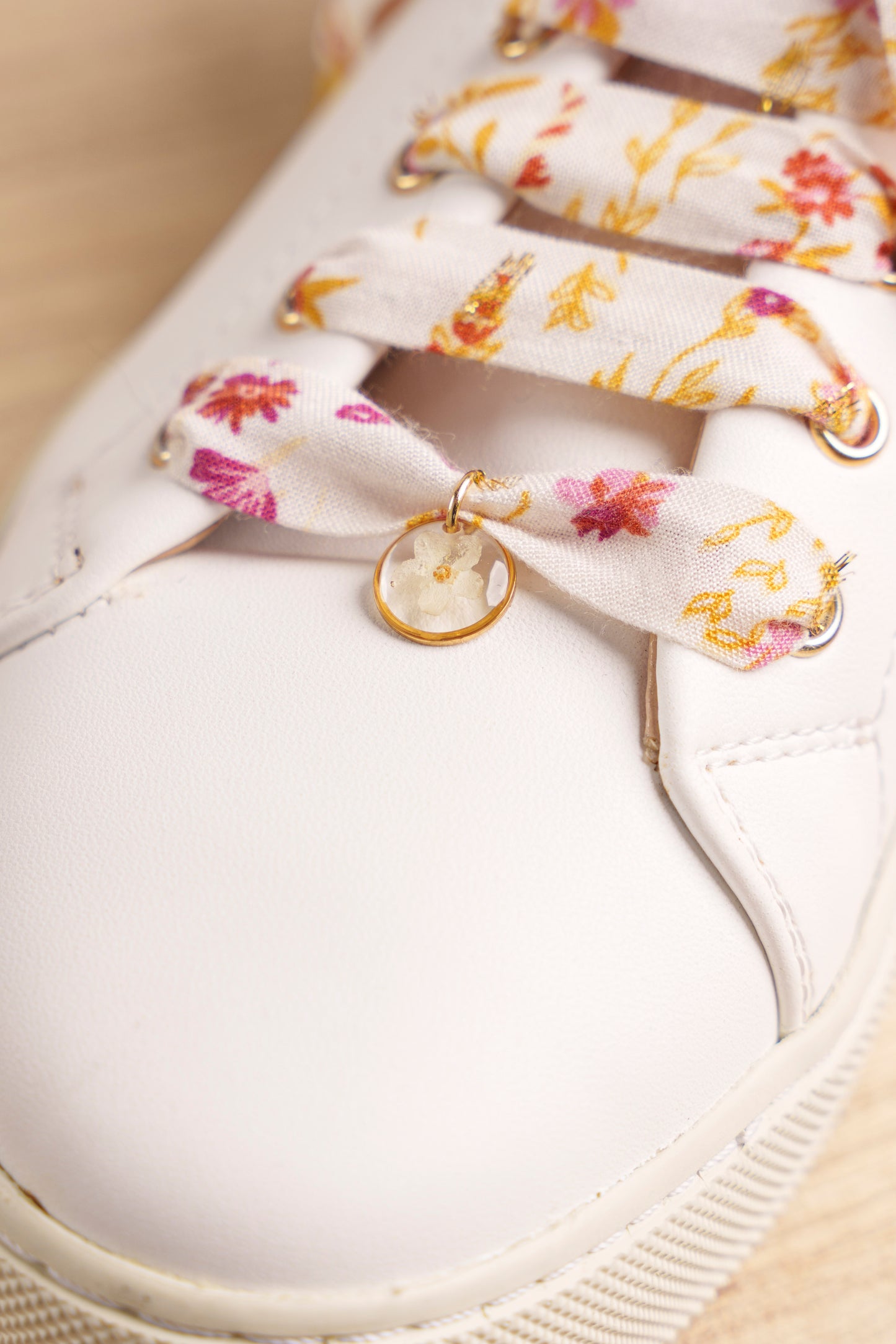 Myosotis blanc - Bijoux de lacets