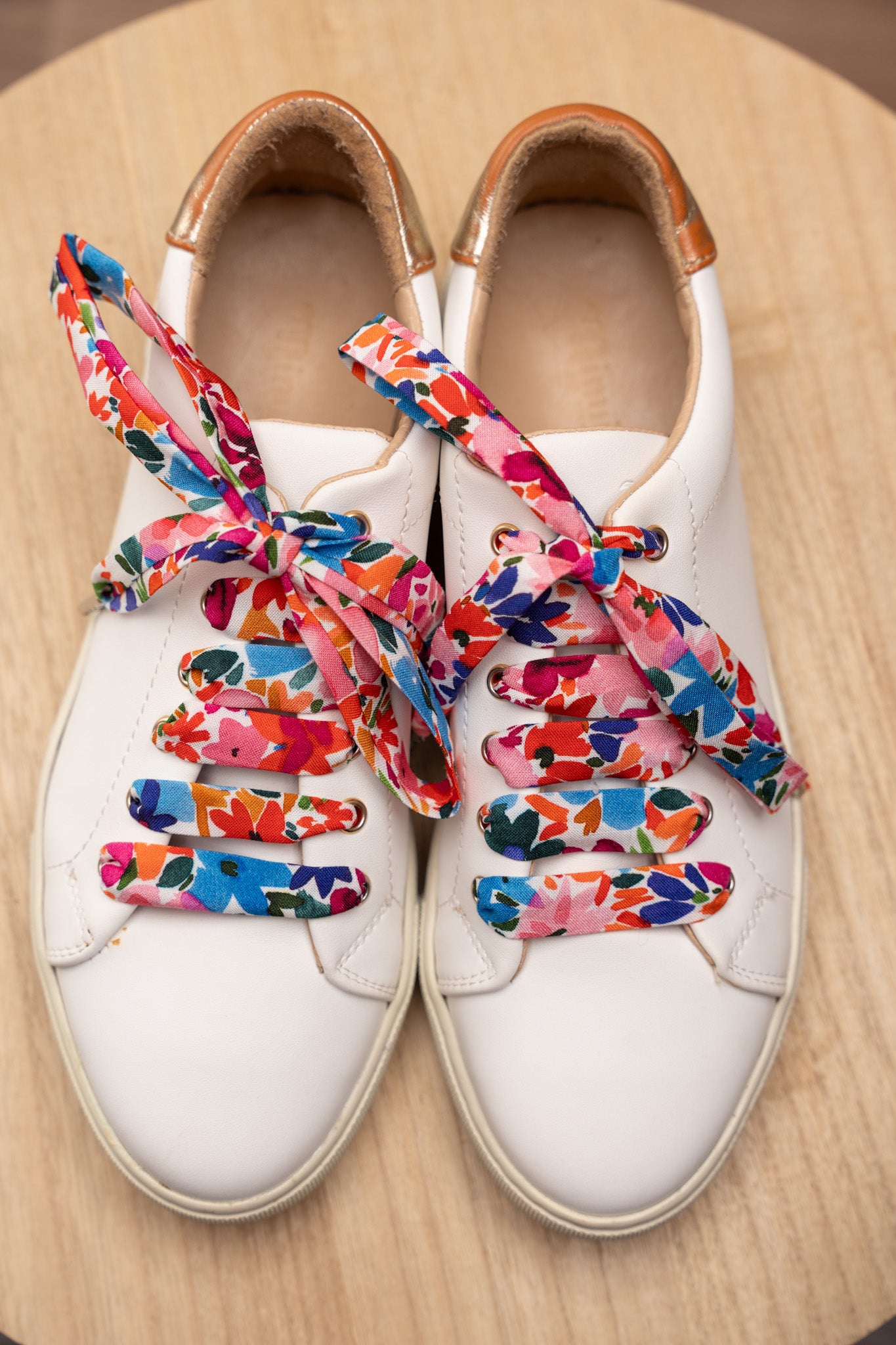 Lacets fleuris colorés - Lacets originaux chaussures | Mon Lacet Français