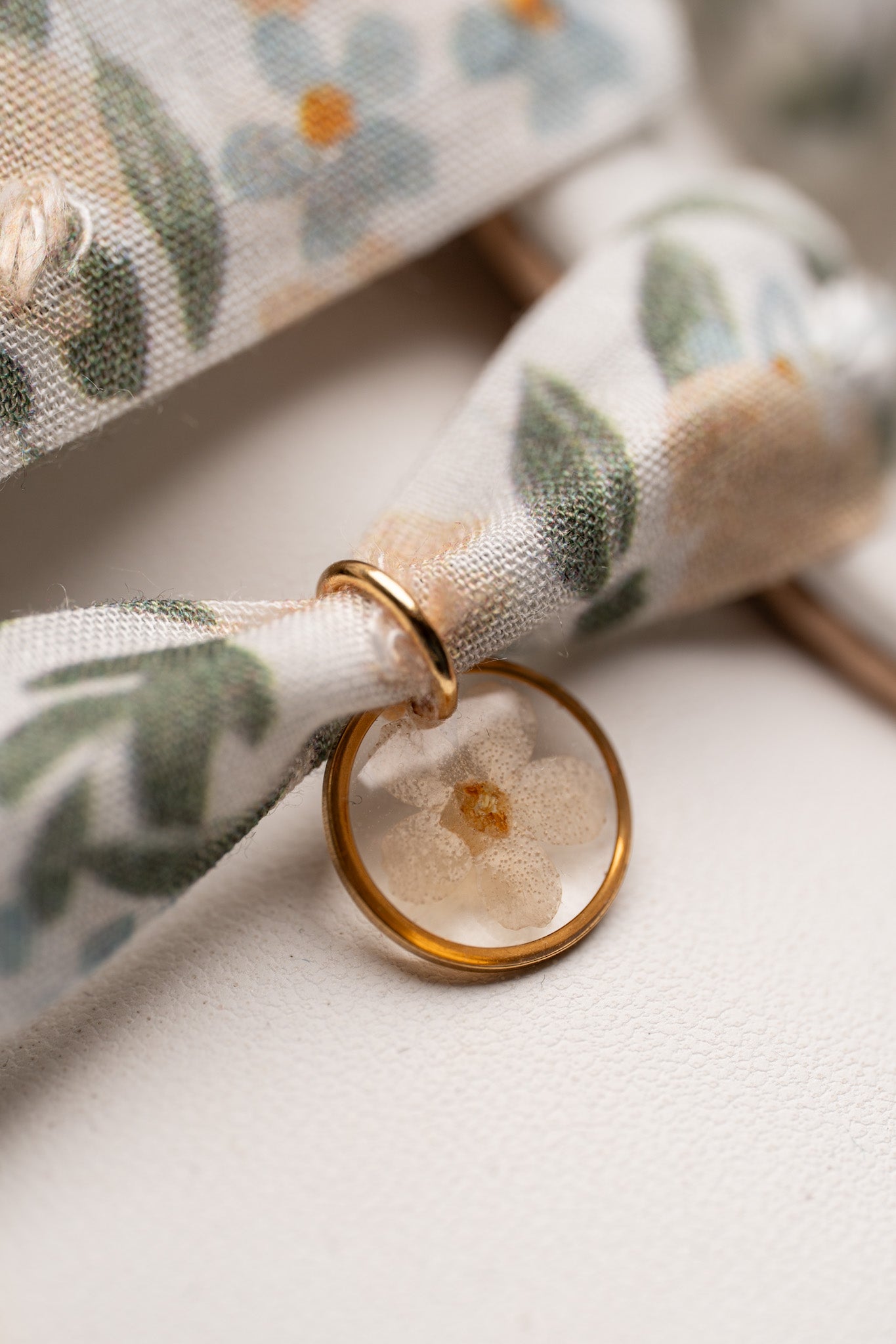Myosotis blanc - Bijoux de lacets