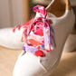 Lacets imprimé rose et violet - Lacets originaux chaussures | Mon Lacet Français