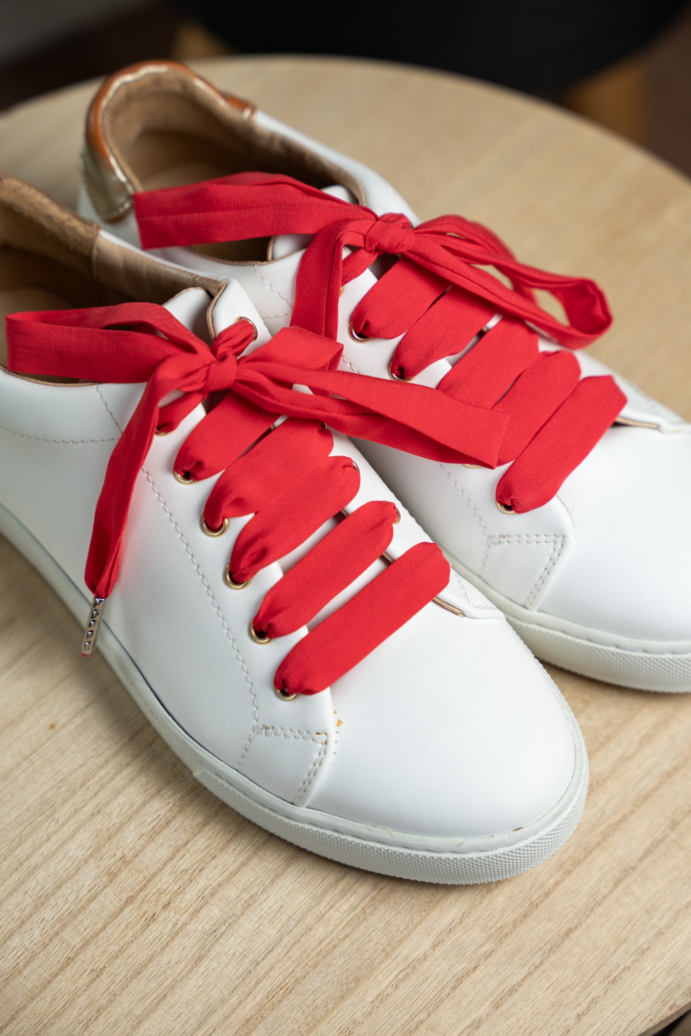 Lacets unis rouges - Lacets originaux chaussures | Mon Lacet Français