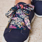 Lacets fleuris bleus - Lacets originaux chaussures | Mon Lacet Français