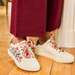 Lacets fleuris rose et vert - Lacets originaux chaussures | Mon Lacet Français