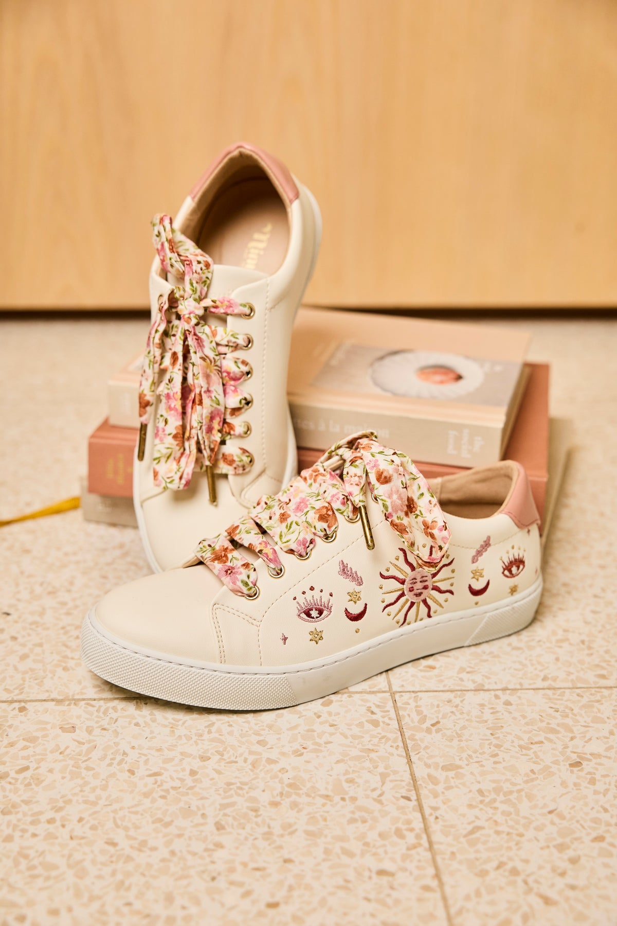 Lacets fleuris automnal - Lacets originaux chaussures | Mon Lacet Français