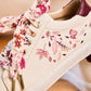 Lacets fleuris rose et marron - Lacets originaux chaussures | Mon Lacet Français
