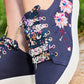 Lacets fleuris bleus - Lacets originaux chaussures | Mon Lacet Français