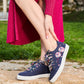Lacets fleuris bleus - Lacets originaux chaussures | Mon Lacet Français
