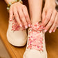 Lacets fleuris roses - Lacets originaux chaussures | Mon Lacet Français