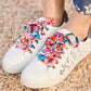 Lacets fleuris colorés - Lacets originaux chaussures | Mon Lacet Français