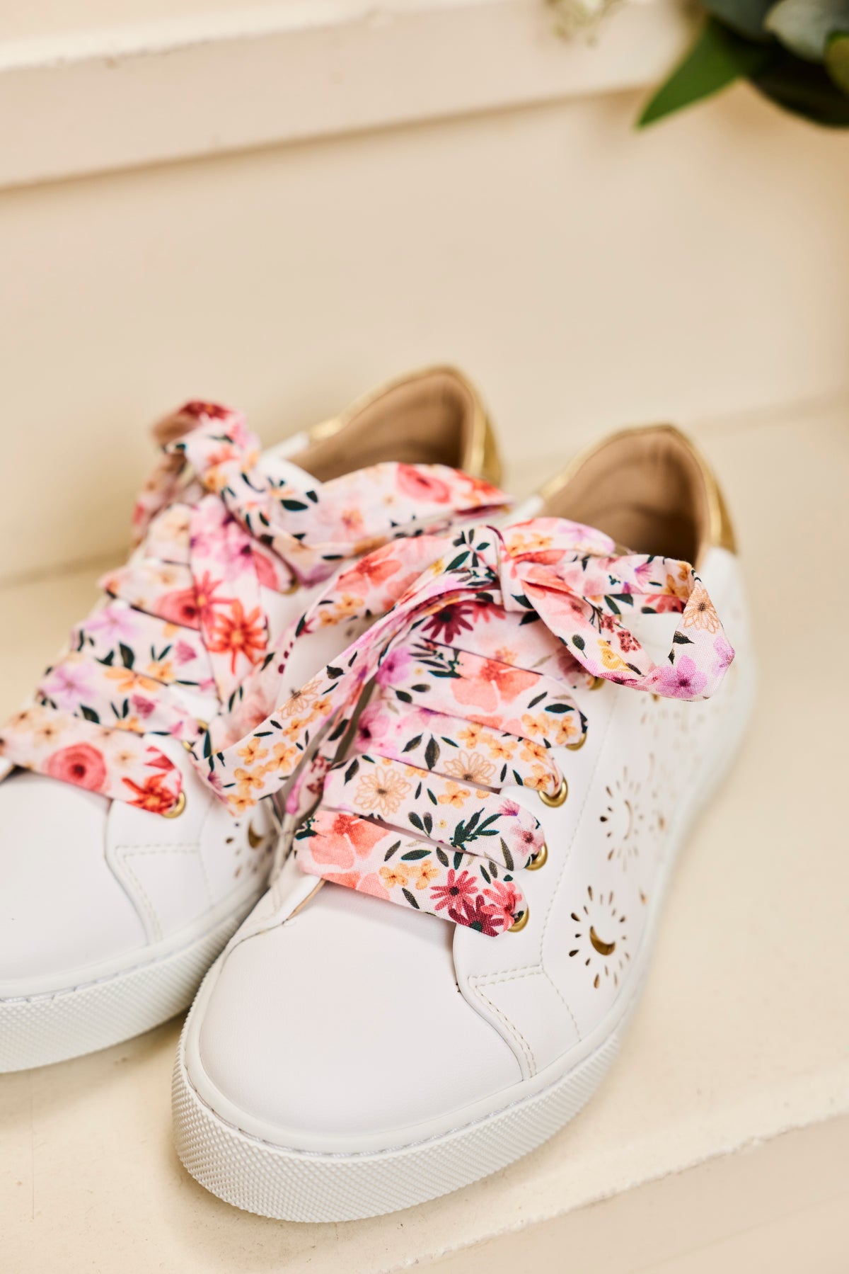 Lacets fleuris printaniers - Lacets originaux chaussures | Mon Lacet Français
