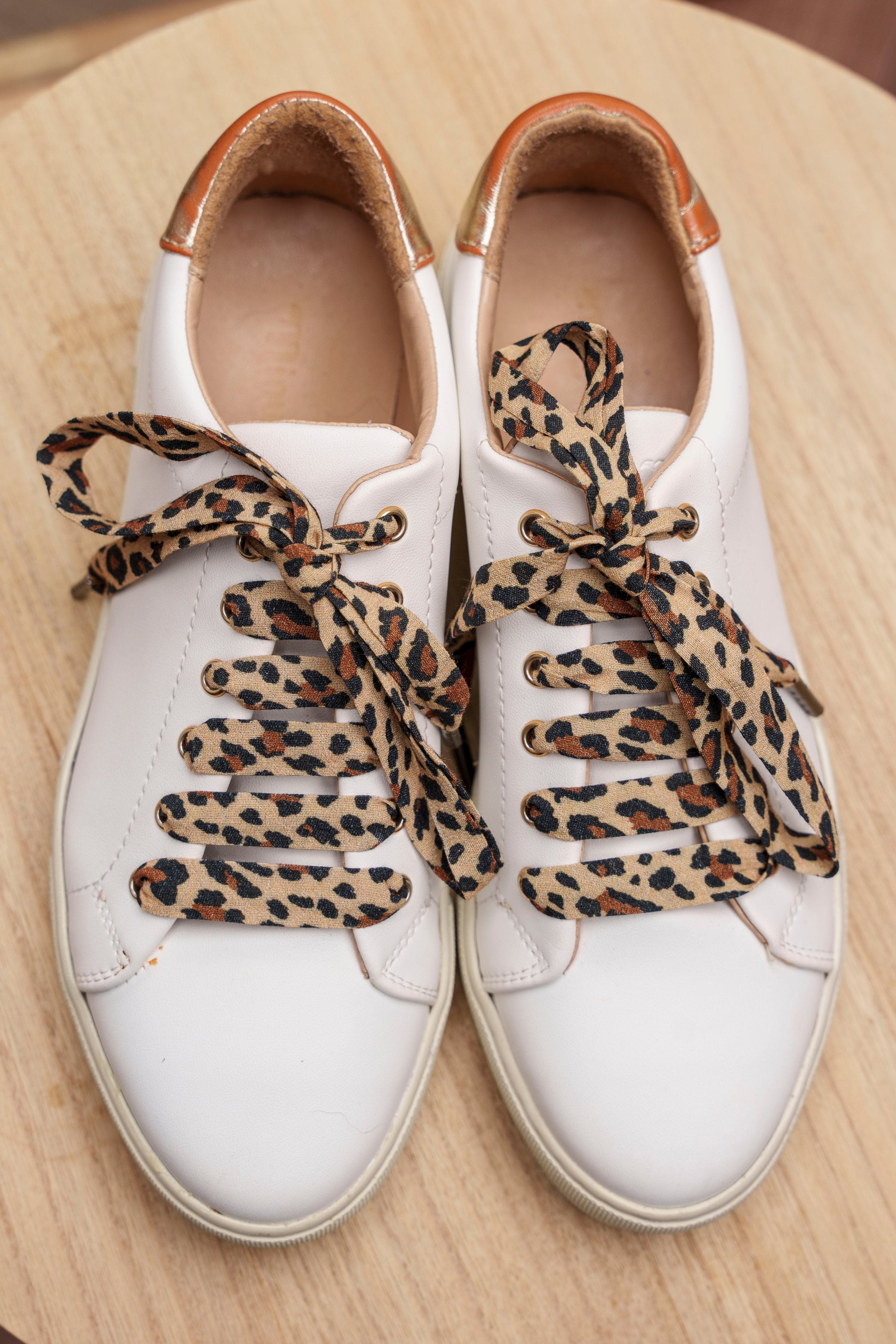 Lacets leopard Lacets originaux pour baskets et chaussures monlacetfrancais