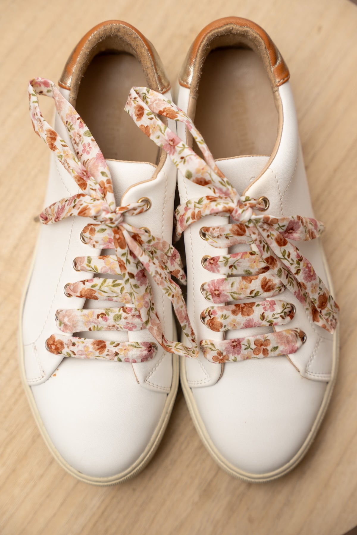 Lacets fleuris automnal - Lacets originaux chaussures | Mon Lacet Français