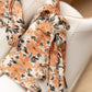 Lacets fleuris oranges - Lacets originaux chaussures | Mon Lacet Français