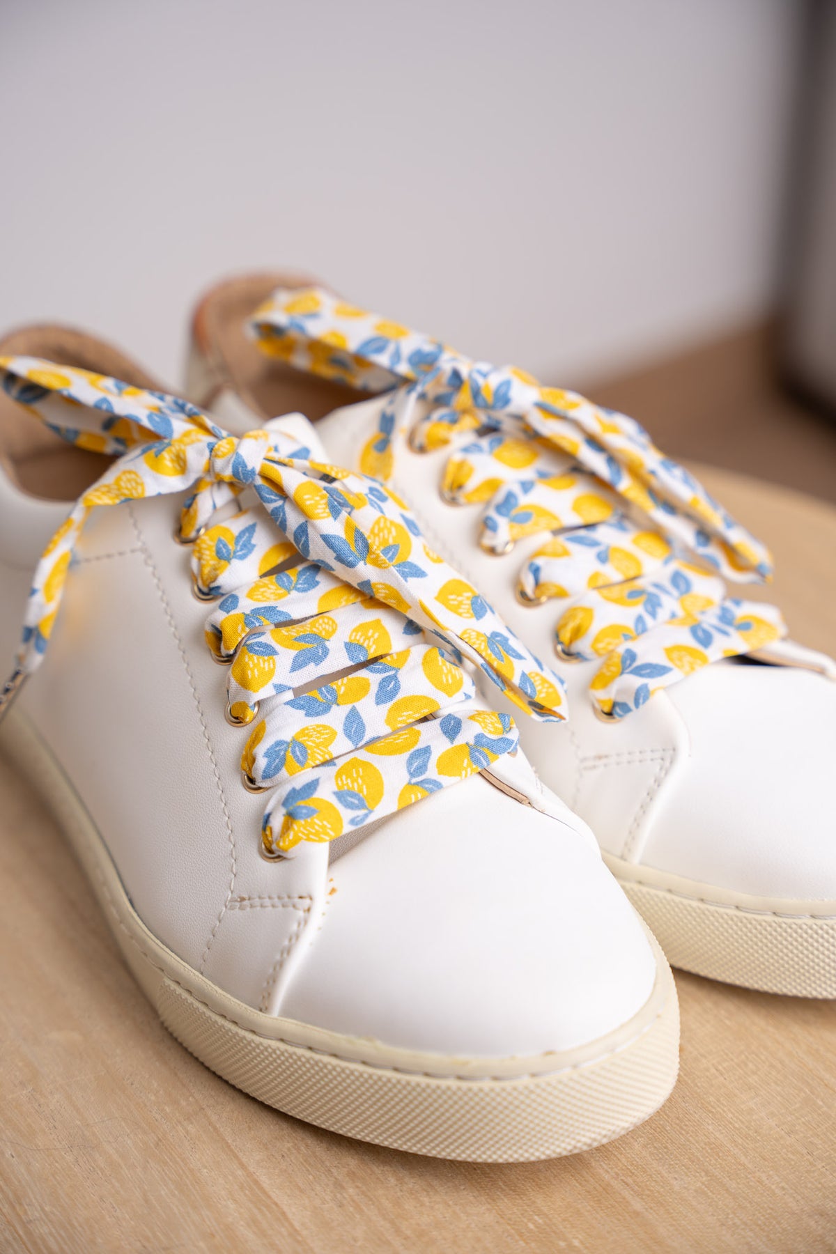 Lacets citrons - Lacets originaux chaussures | Mon Lacet Français