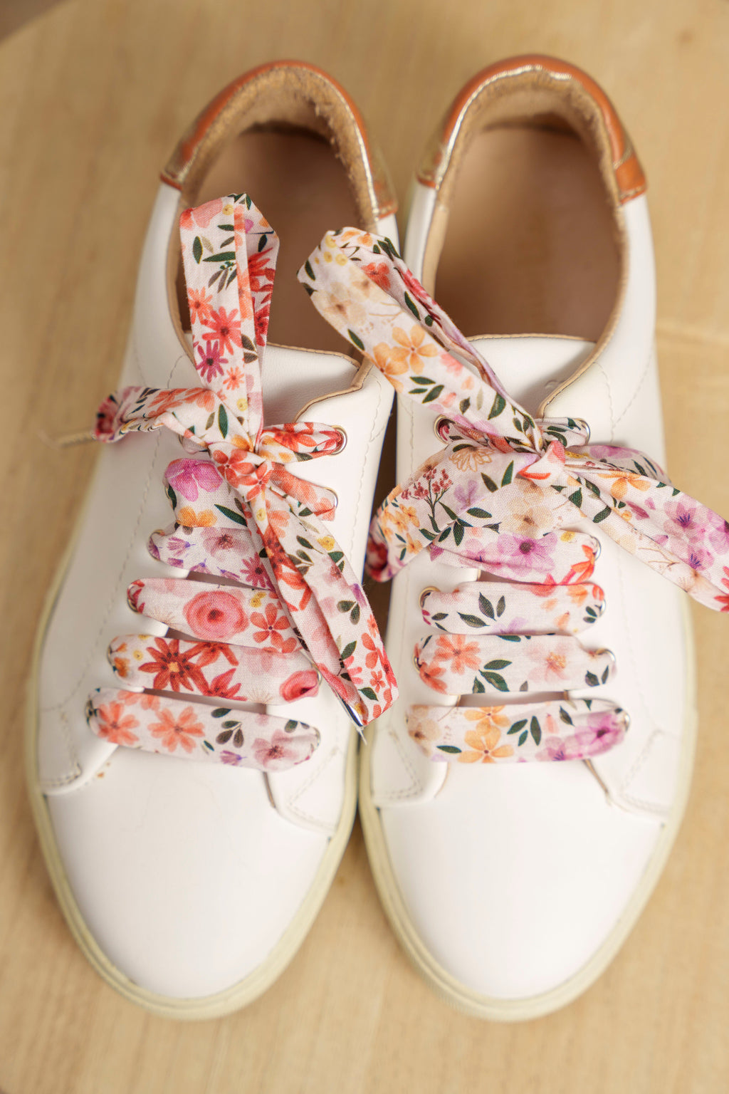 Lacets fleuris printaniers - Lacets originaux chaussures | Mon Lacet Français