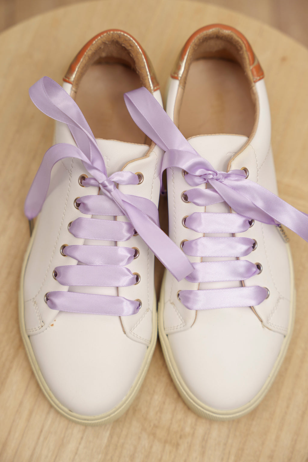 Lacets satin lilas - Lacets originaux chaussures | Mon Lacet Français