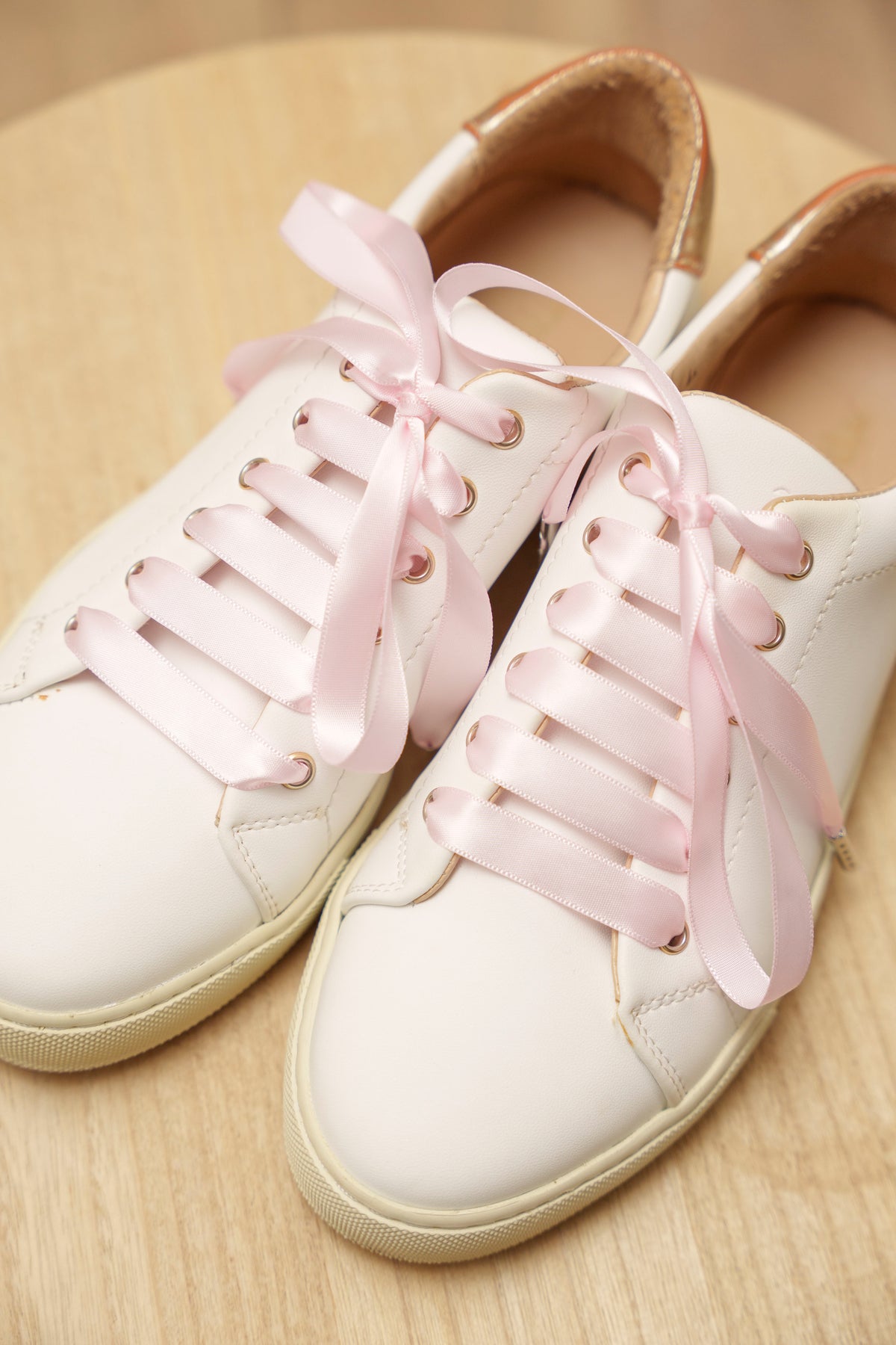 Lacets satin rose - Lacets originaux chaussures | Mon Lacet Français