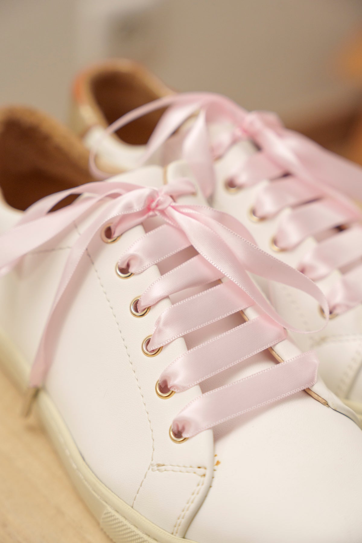 Lacets satin rose - Lacets originaux chaussures | Mon Lacet Français