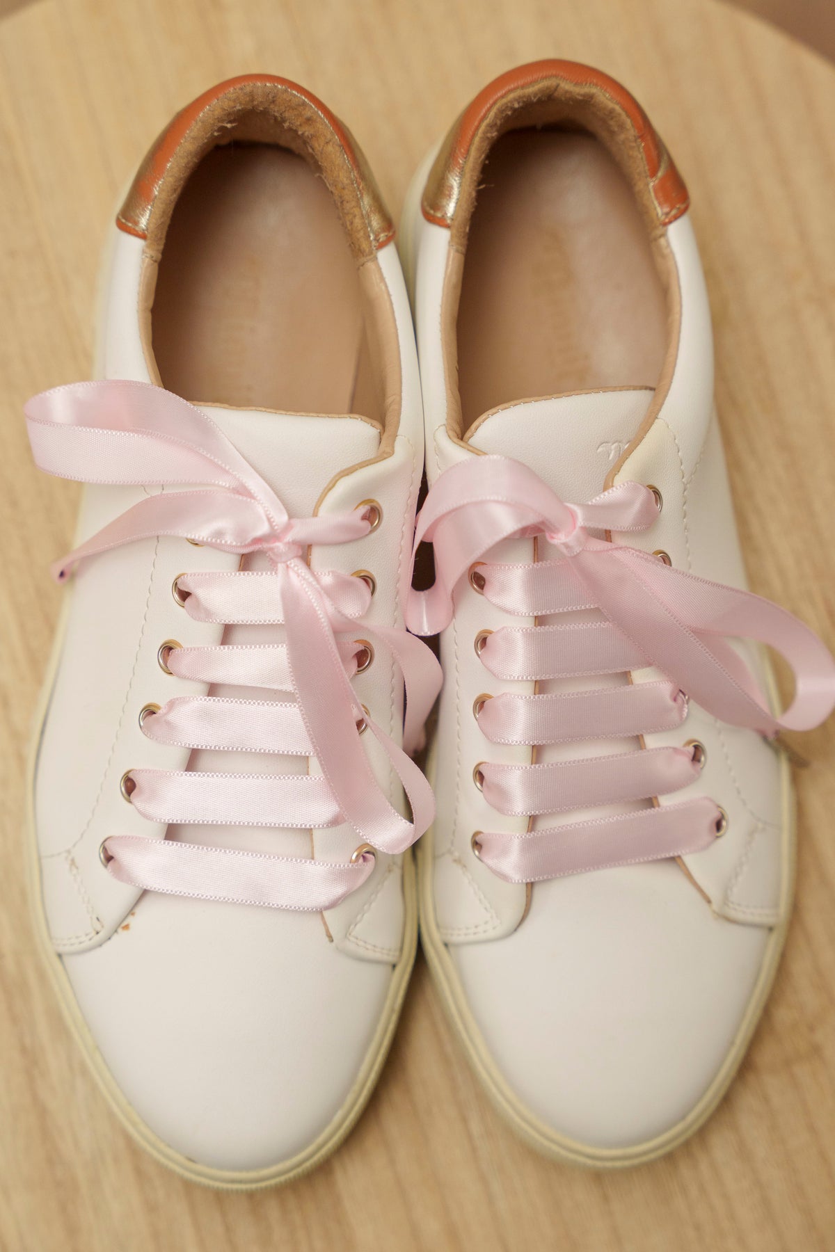 Lacets satin rose - Lacets originaux chaussures | Mon Lacet Français