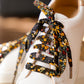 Lacets noirs fleuris argentés - Lacets originaux chaussures | Mon Lacet Français