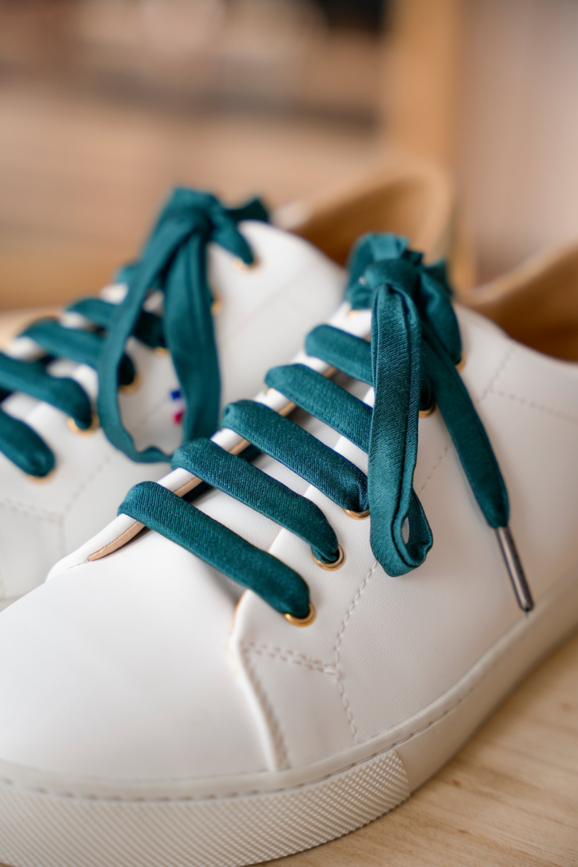 Lacets vert foncé - Lacets originaux chaussures | Mon Lacet Français
