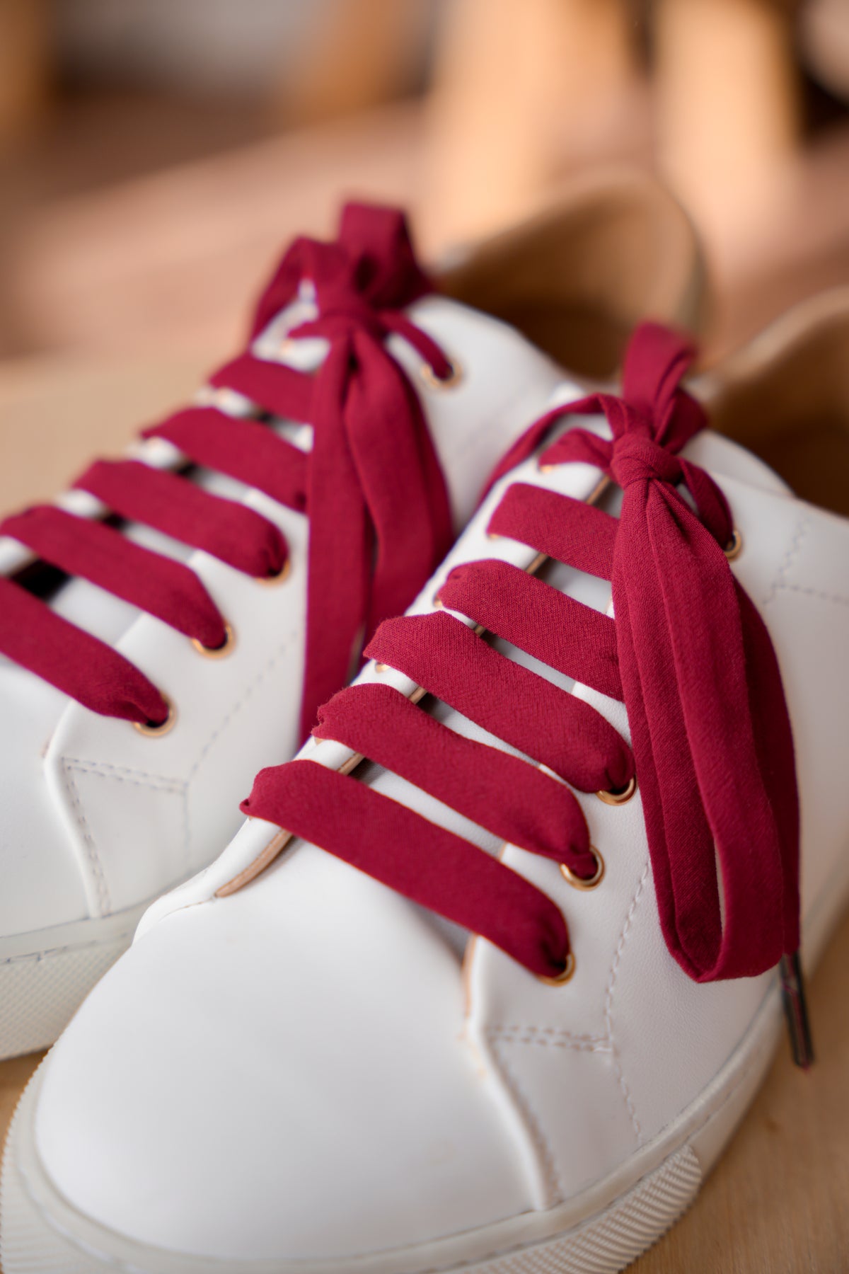 Lacets bordeaux - Lacets originaux chaussures | Mon Lacet Français