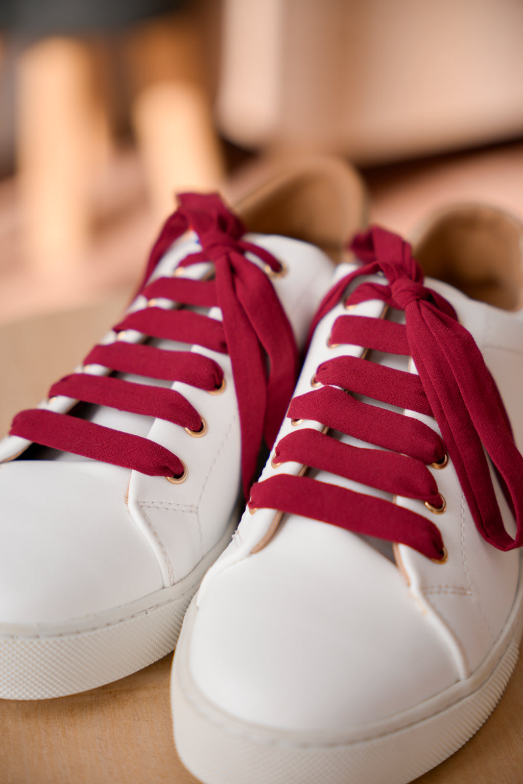 Lacets bordeaux - Lacets originaux chaussures | Mon Lacet Français