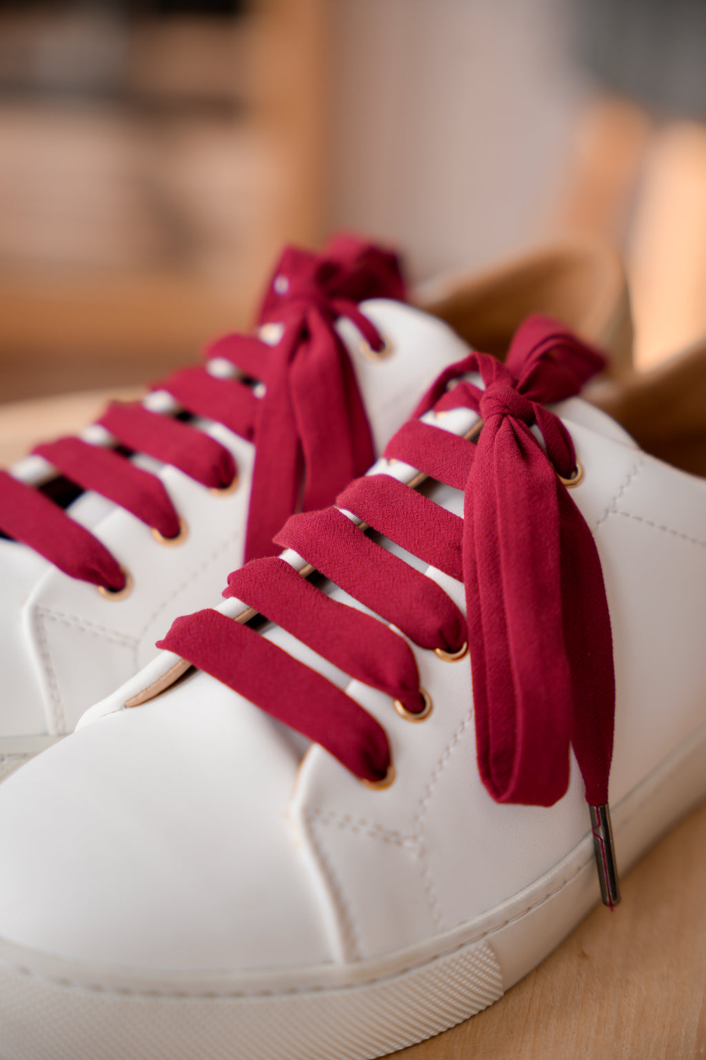 Lacets bordeaux - Lacets originaux chaussures | Mon Lacet Français