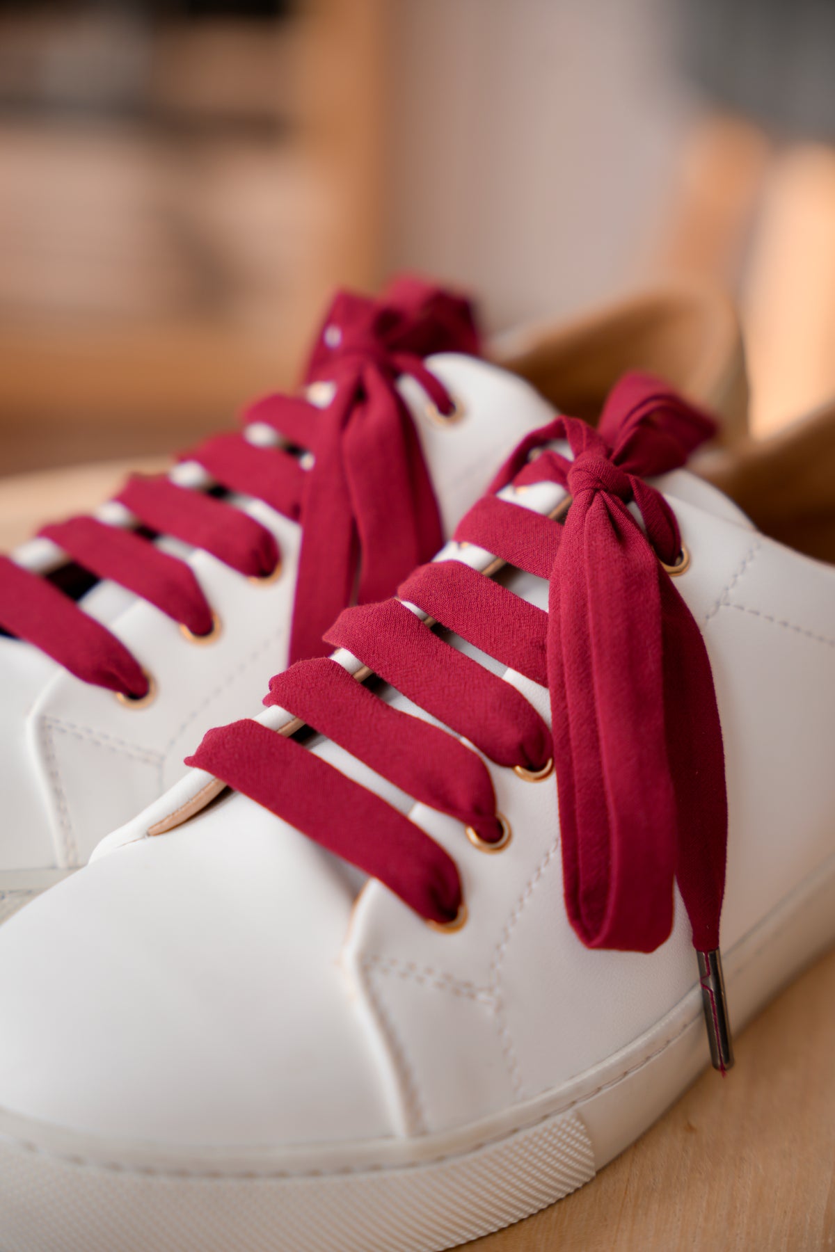 Lacets bordeaux - Lacets originaux chaussures | Mon Lacet Français