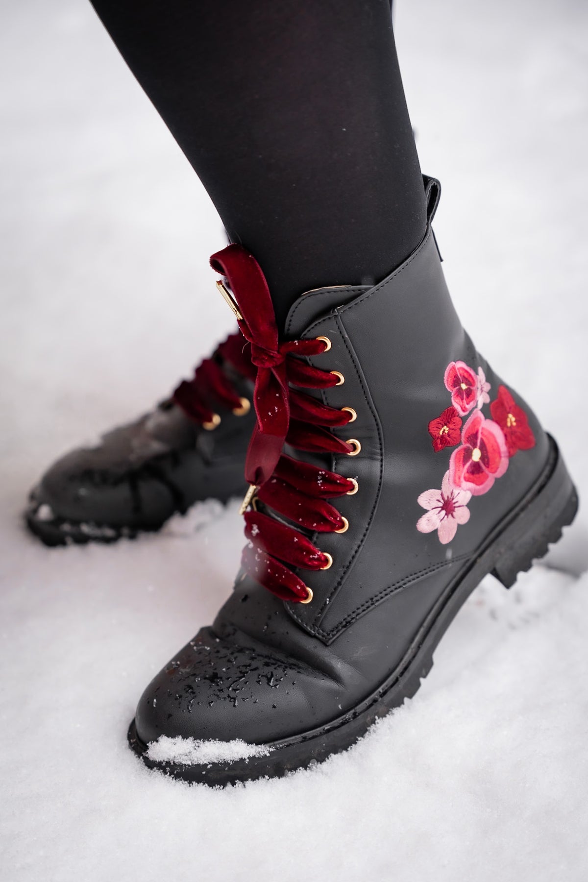 Lacets velours bordeaux - Lacets originaux chaussures | Mon Lacet Français