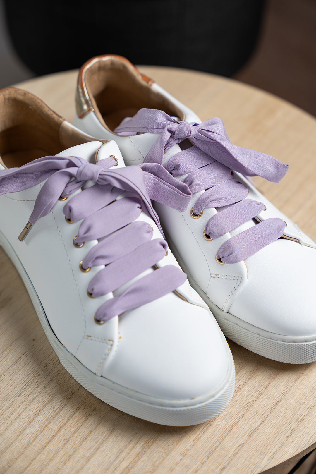 Lacets unis lilas - Lacets originaux chaussures | Mon Lacet Français