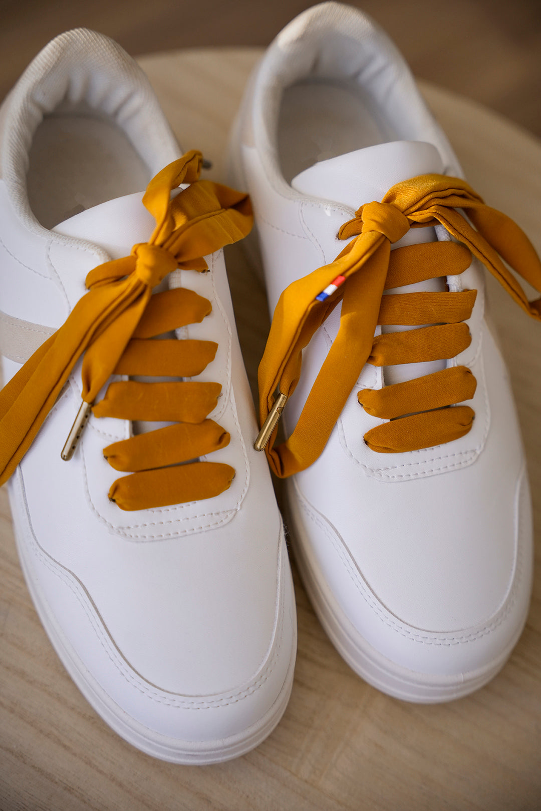 Lacets jaune moutarde - Lacets originaux chaussures | Mon Lacet Français